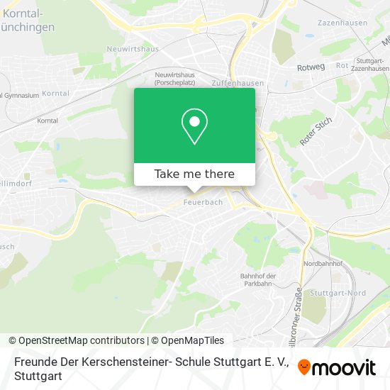 Карта Freunde Der Kerschensteiner- Schule Stuttgart E. V.