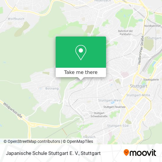 Карта Japanische Schule Stuttgart E. V.