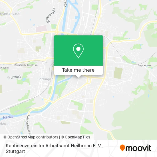 Карта Kantinenverein Im Arbeitsamt Heilbronn E. V.