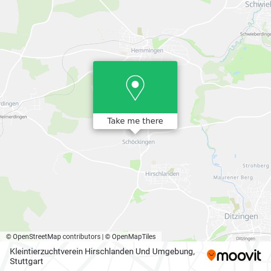 Kleintierzuchtverein Hirschlanden Und Umgebung map