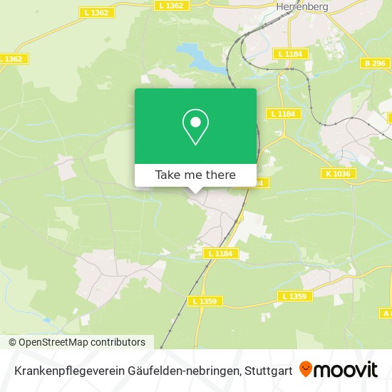 Krankenpflegeverein Gäufelden-nebringen map