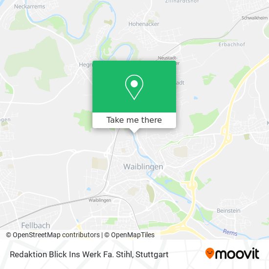 Redaktion Blick Ins Werk Fa. Stihl map