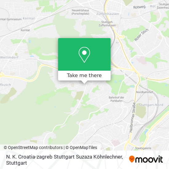 N. K. Croatia-zagreb Stuttgart Suzaza Köhnlechner map