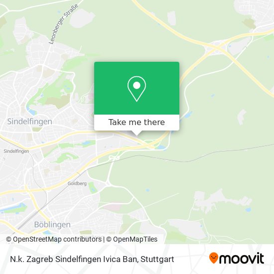 N.k. Zagreb Sindelfingen Ivica Ban map