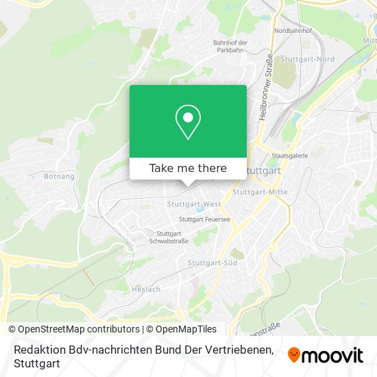 Redaktion Bdv-nachrichten Bund Der Vertriebenen map