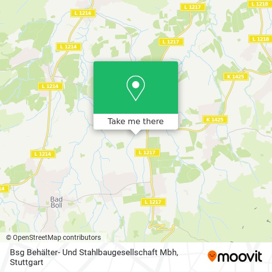 Карта Bsg Behälter- Und Stahlbaugesellschaft Mbh