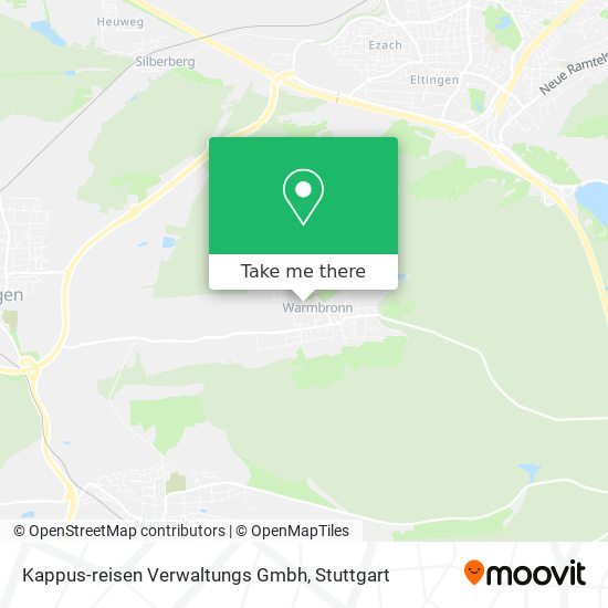 Kappus-reisen Verwaltungs Gmbh map