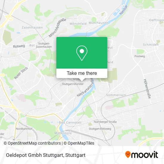 Карта Oeldepot Gmbh Stuttgart