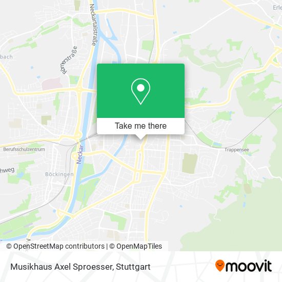 Musikhaus Axel Sproesser map