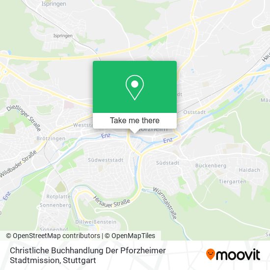 Christliche Buchhandlung Der Pforzheimer Stadtmission map