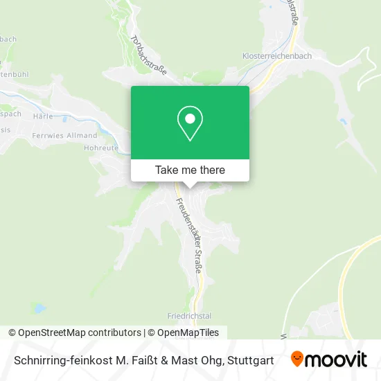 Карта Schnirring-feinkost M. Faißt & Mast Ohg
