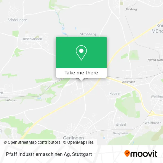 Pfaff Industriemaschinen Ag map