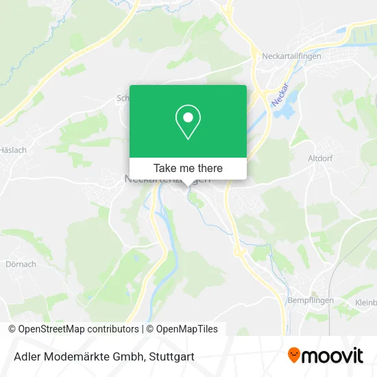 Карта Adler Modemärkte Gmbh