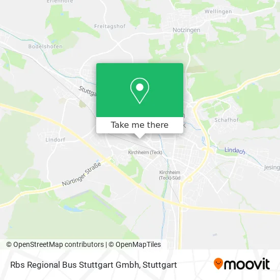 Карта Rbs Regional Bus Stuttgart Gmbh