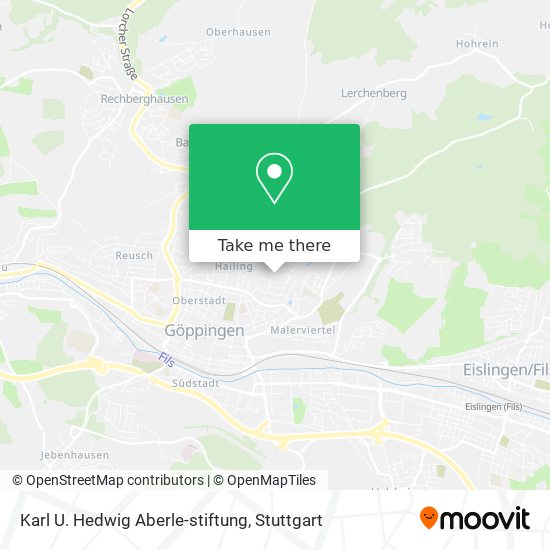 Karl U. Hedwig Aberle-stiftung map