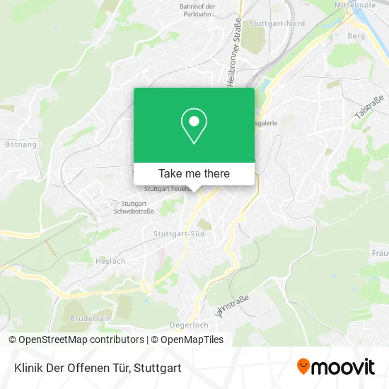 Карта Klinik Der Offenen Tür