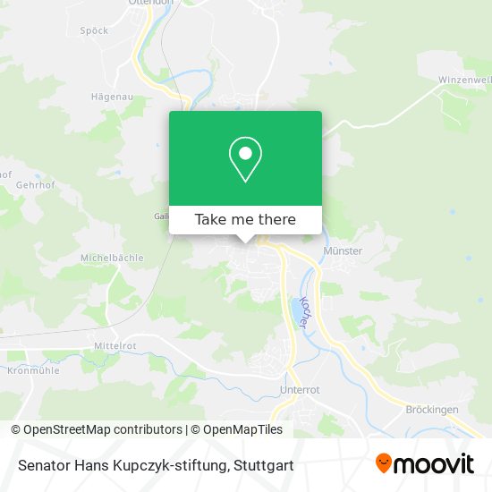 Senator Hans Kupczyk-stiftung map