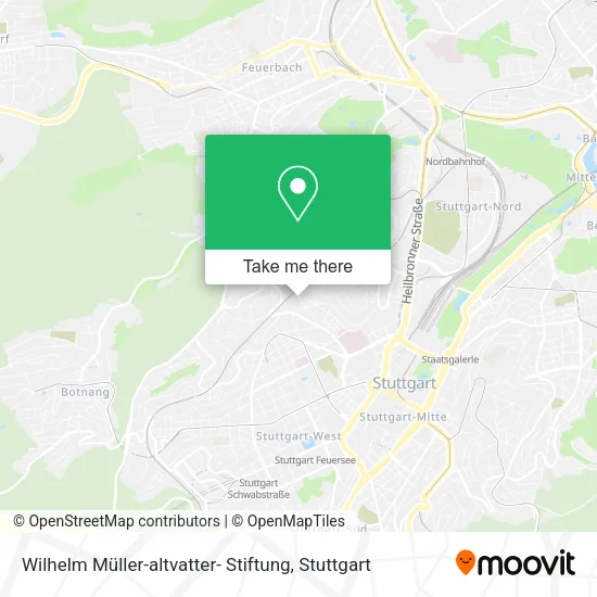 Карта Wilhelm Müller-altvatter- Stiftung