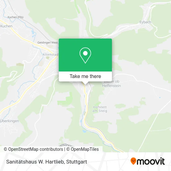 Карта Sanitätshaus W. Hartlieb