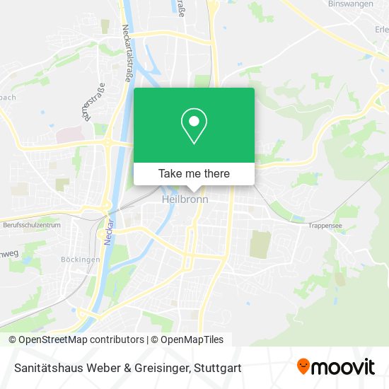 Sanitätshaus Weber & Greisinger map