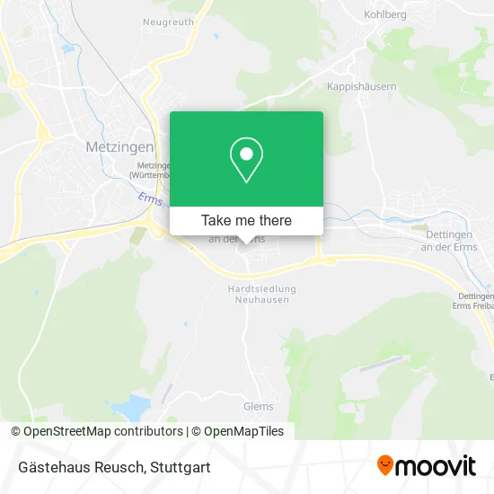Карта Gästehaus Reusch