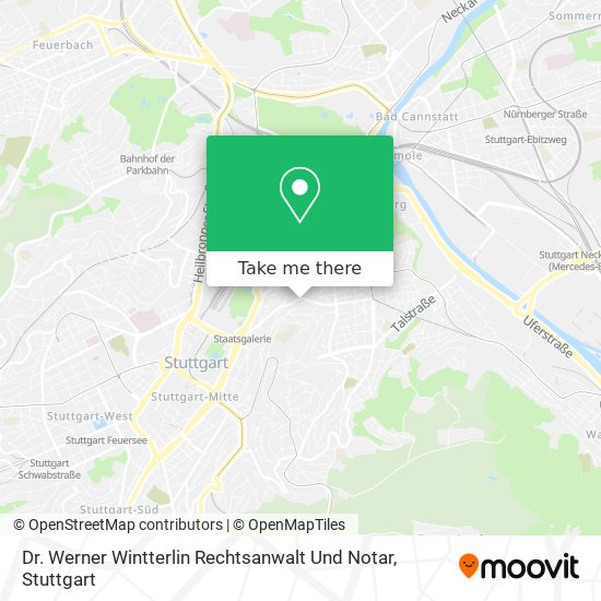 Dr. Werner Wintterlin Rechtsanwalt Und Notar map