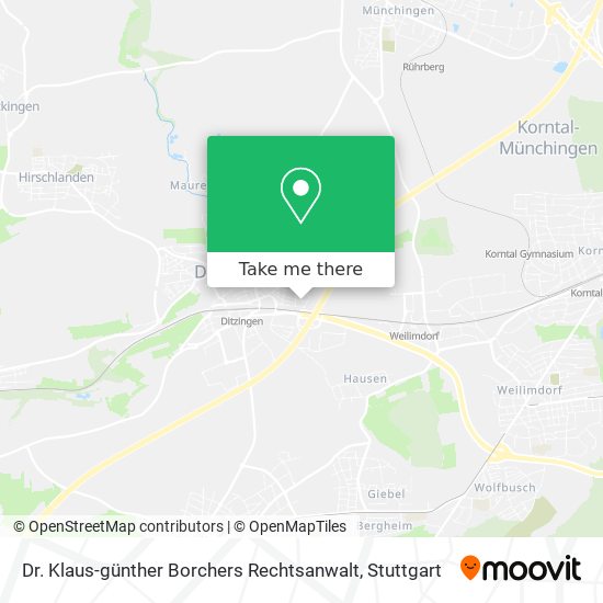 Dr. Klaus-günther Borchers Rechtsanwalt map