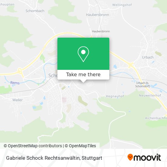 Gabriele Schock Rechtsanwältin map