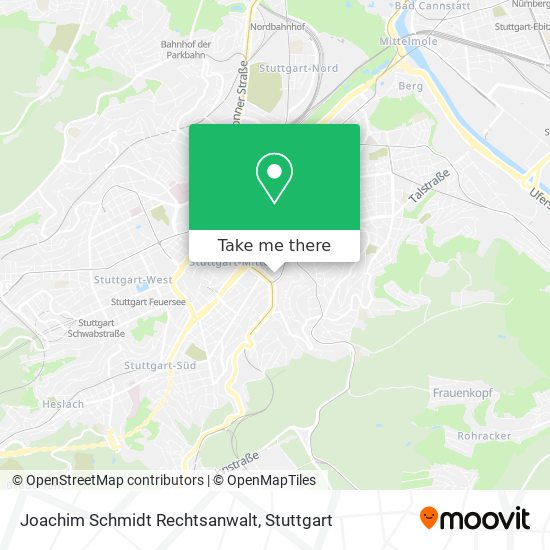 Карта Joachim Schmidt Rechtsanwalt
