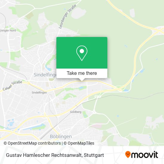 Gustav Hamlescher Rechtsanwalt map