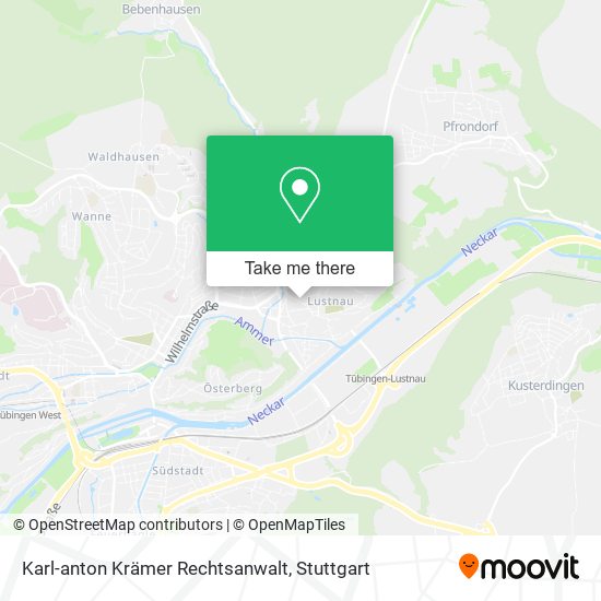 Karl-anton Krämer Rechtsanwalt map