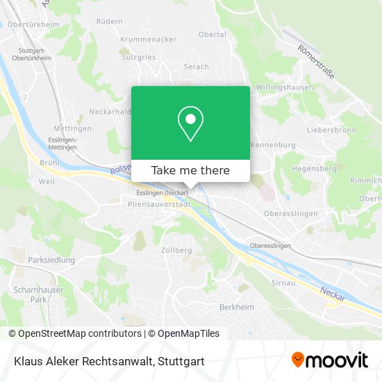 Карта Klaus Aleker Rechtsanwalt