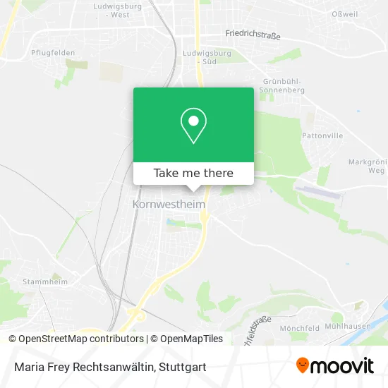 Карта Maria Frey Rechtsanwältin