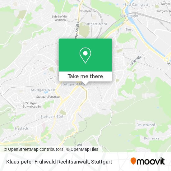 Klaus-peter Frühwald Rechtsanwalt map
