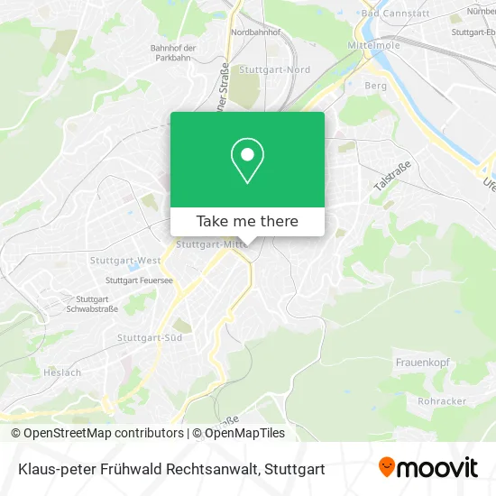 Карта Klaus-peter Frühwald Rechtsanwalt