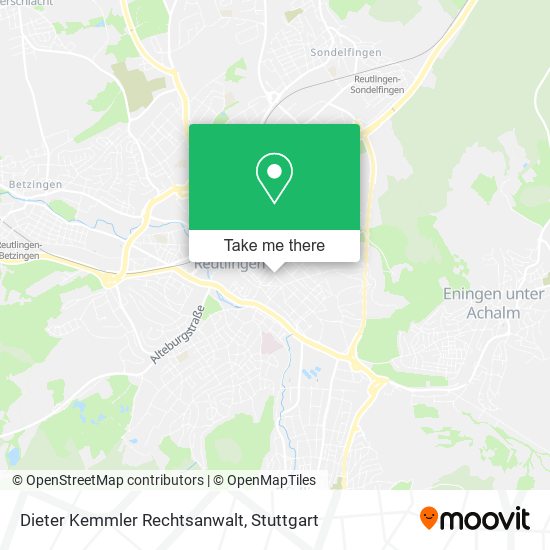 Dieter Kemmler Rechtsanwalt map
