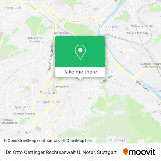 Карта Dr. Otto Oettinger Rechtsanwalt U. Notar