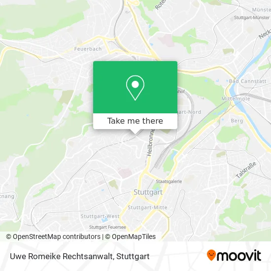 Карта Uwe Romeike Rechtsanwalt