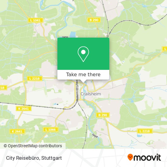 City Reisebüro map