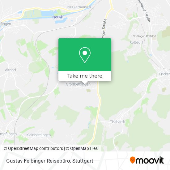 Gustav Felbinger Reisebüro map