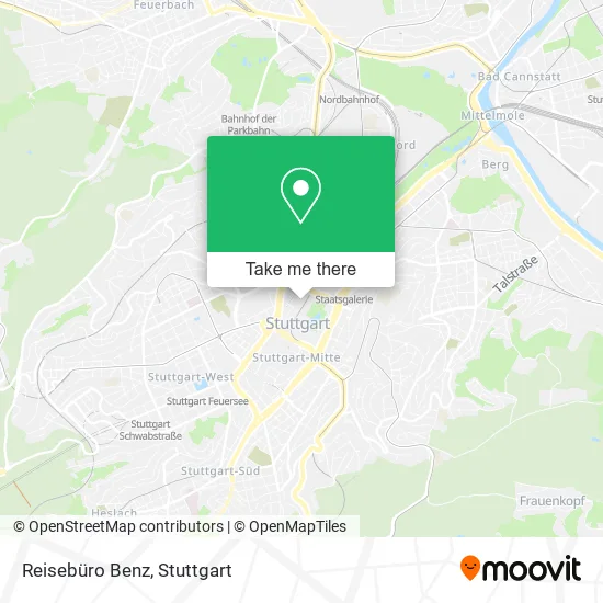 Карта Reisebüro Benz