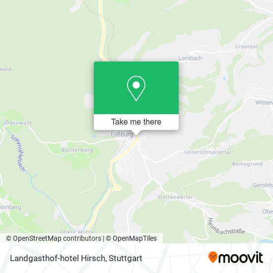 Landgasthof-hotel Hirsch map