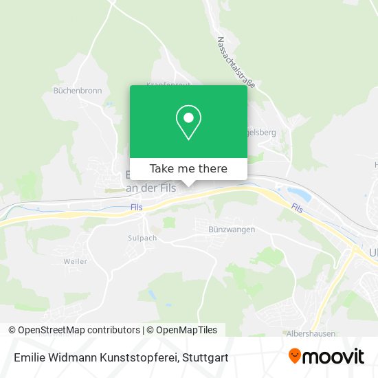 Emilie Widmann Kunststopferei map