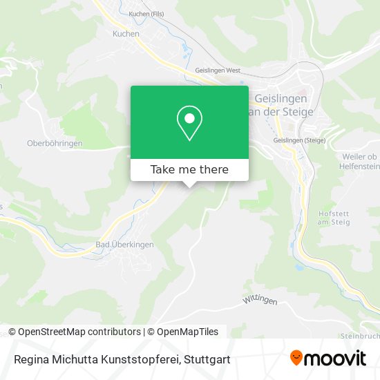 Карта Regina Michutta Kunststopferei