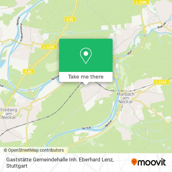 Карта Gaststätte Gemeindehalle Inh. Eberhard Lenz