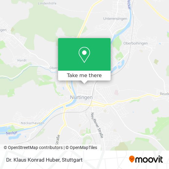 Dr. Klaus Konrad Huber map