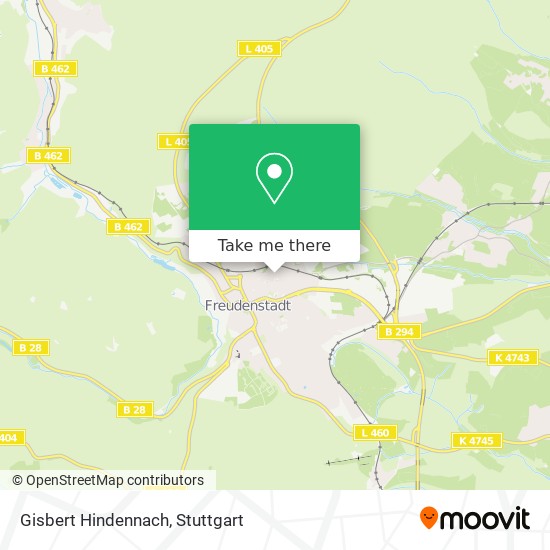 Gisbert Hindennach map