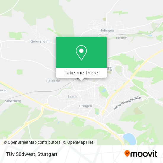 TÜv Südwest map