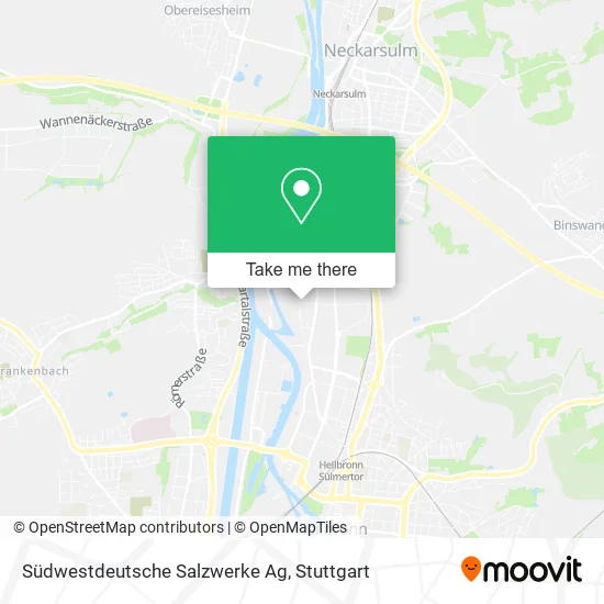 Карта Südwestdeutsche Salzwerke Ag