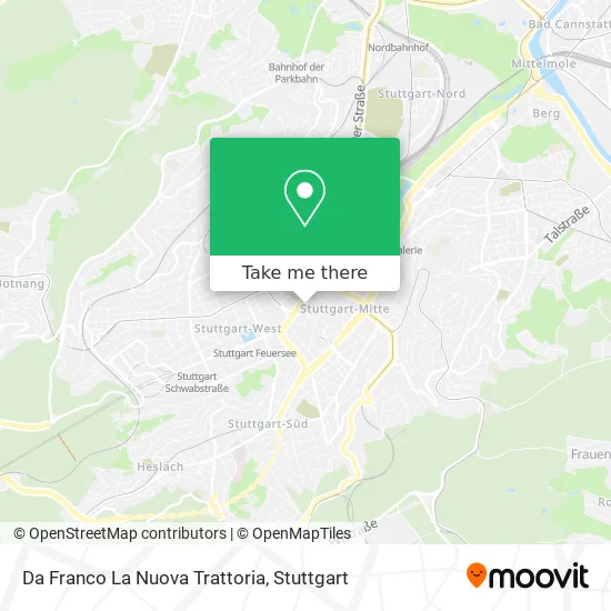 Карта Da Franco La Nuova Trattoria